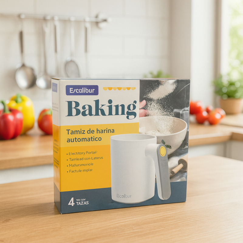 Tamizador de Harina EXCALIBUR A151-KT2211 | Práctico para tus recetas de repostería Tamizador de Harina EXCALIBUR A151-KT2211 | Práctico para tus recetas de repostería